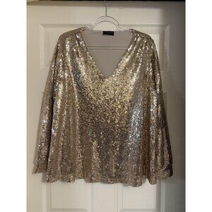 Lane Bryant Sparkly Top Size 14